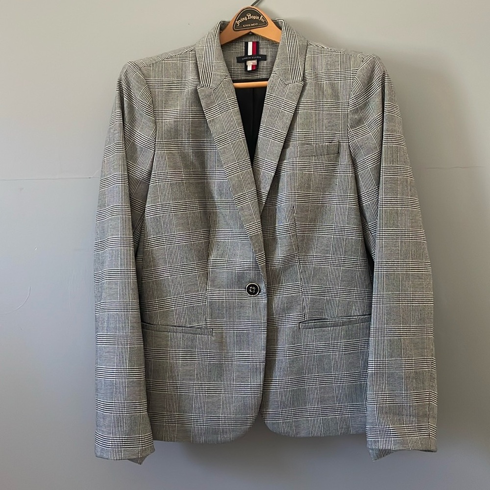 Tommy Hilfiger houndstooth blazer